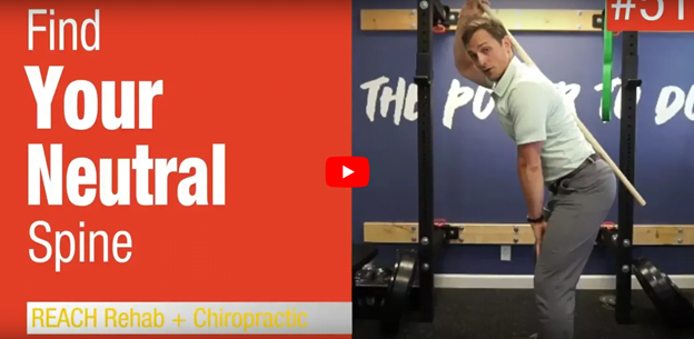Cover photo for a video on how to properly perform neutral spine, an exercise that commonly helps relieve low back pain